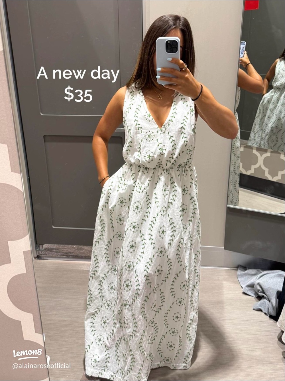 A New Day Maxi Open Back Sundress